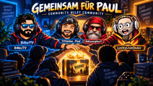 Gaming-Community unterstützt Y4Yaidoo alias Paul mit WARDOGS – mit B4buTV, LuckyLiveOnAir und OldGamingMan77