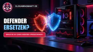 Gaming-PC mit Microsoft-Defender-Schutzschild – sollte man den Windows-Virenscanner ersetzen?