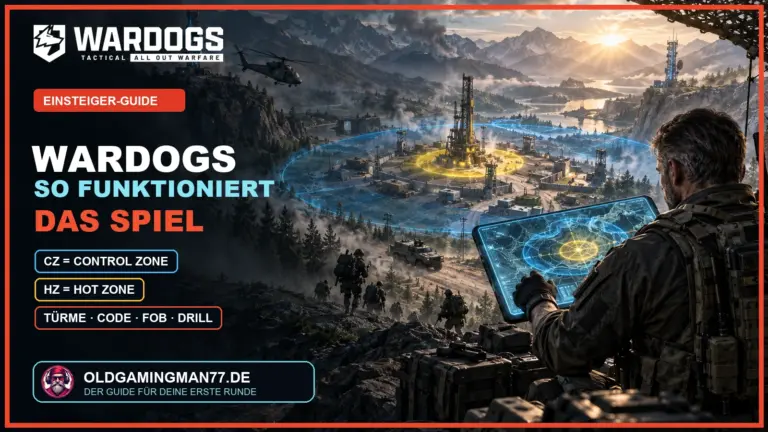 WARDOGS Einsteiger-Guide: Control Zone, Hot Zone, Türme, Codes, FOB und Drill erklärt