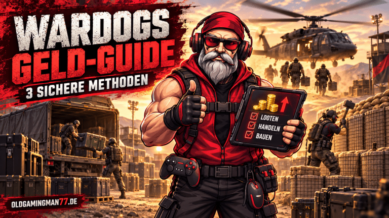 OldGamingMan77 erklärt drei sichere Wege zum Geldverdienen in WARDOGS: Logistik, Transportpilot und FOB-Bau