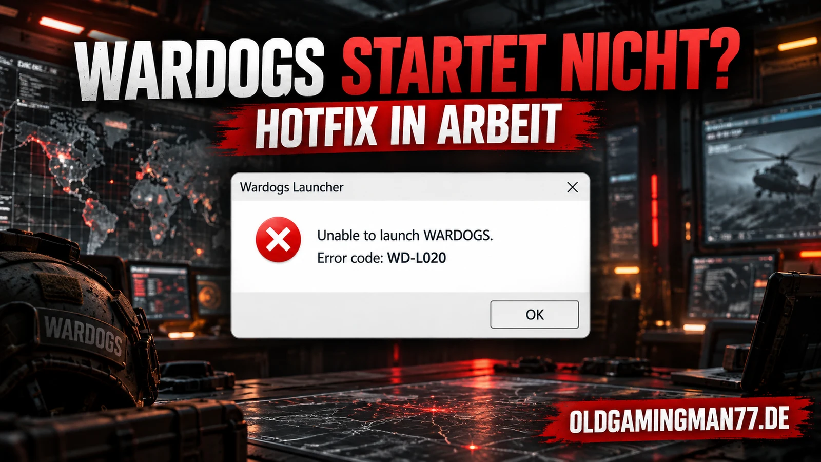 WARDOGS-Fehler WD-L020: Hotfix in Arbeit und Windows-Update KB5124010 als Ursache
