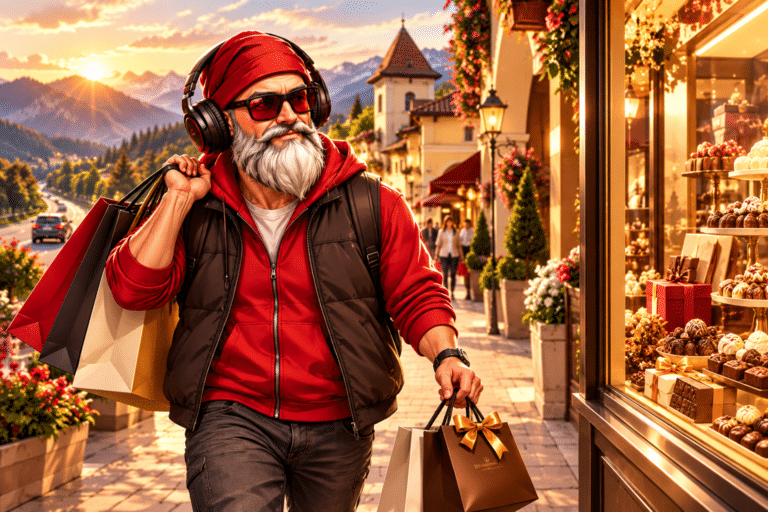OldGamingMan77 beim Einkaufsstopp im Wertheim Village auf der Rückfahrt aus Oberammergau